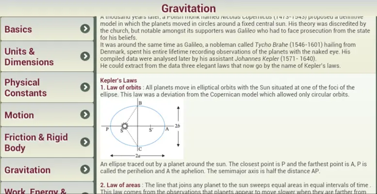 Physics Notes android App screenshot 1